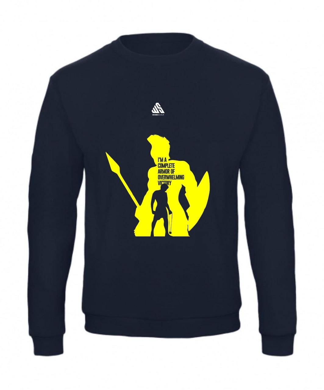 I'm a complete armor of overwhelming victory | Sweater | Faith & Inspiration by WordShout