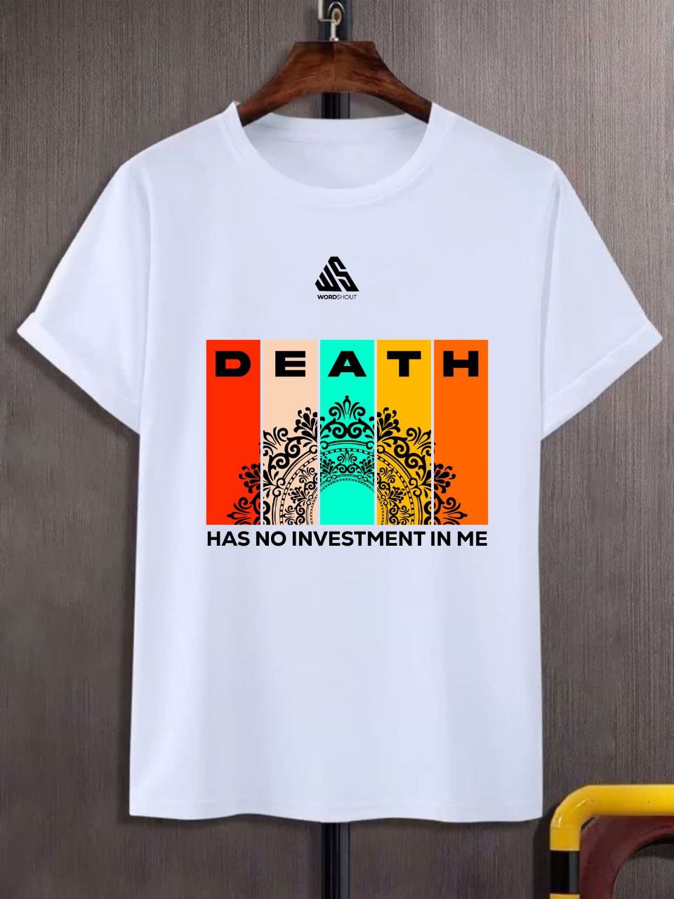 Death has no investment in me T-Shirt | Faith & Inspiration by WordShout
