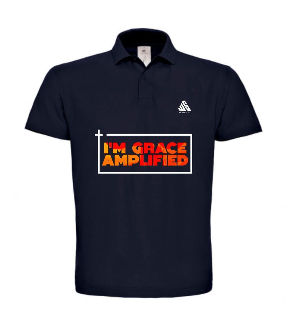 I'm Grace Amplified | Polo | Faith & Inspiration by WordShout