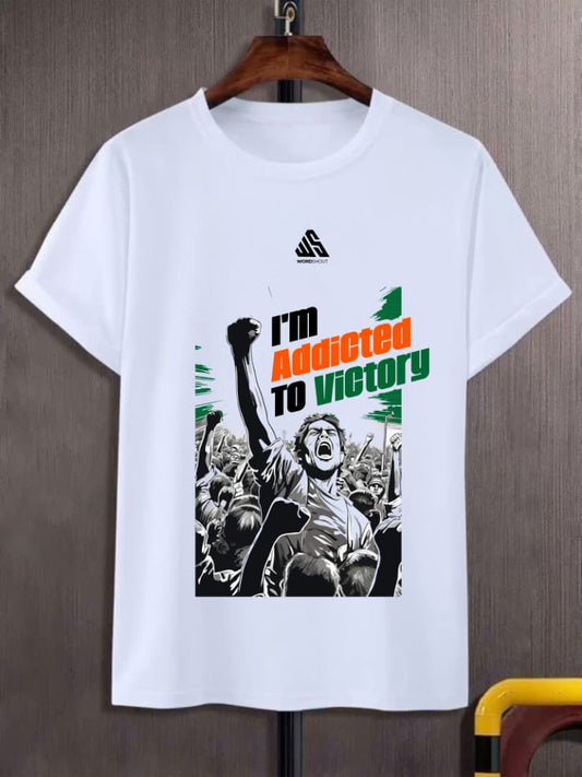 I’m Addicted to Victory” T-Shirt | Wordshout