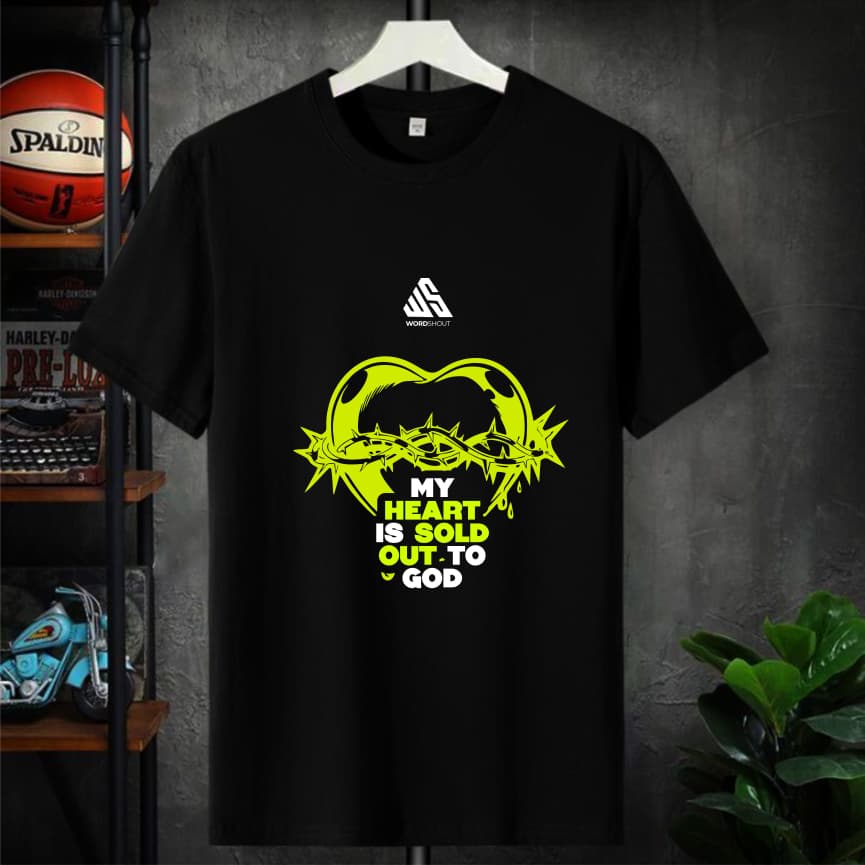 My Heart Is Sold Out to God T-Shirt | Christian Apparel by WordShout