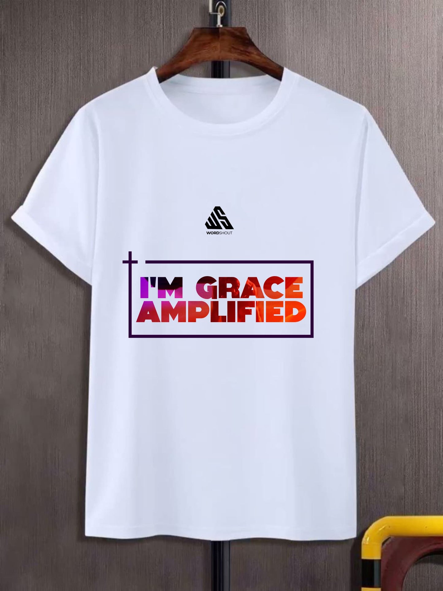 I Am Grace Amplified | T-Shirt | Faith & Inspiration by WordShout