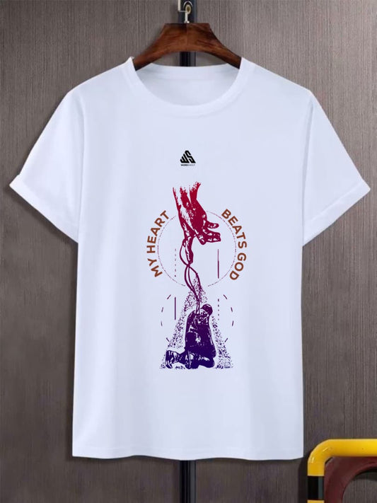 My Heart Beats God” T-Shirt | Wordshout