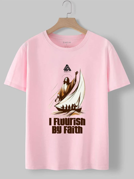 I flourish by faith T-Shirt | Faith & Inspiration by WordShout
