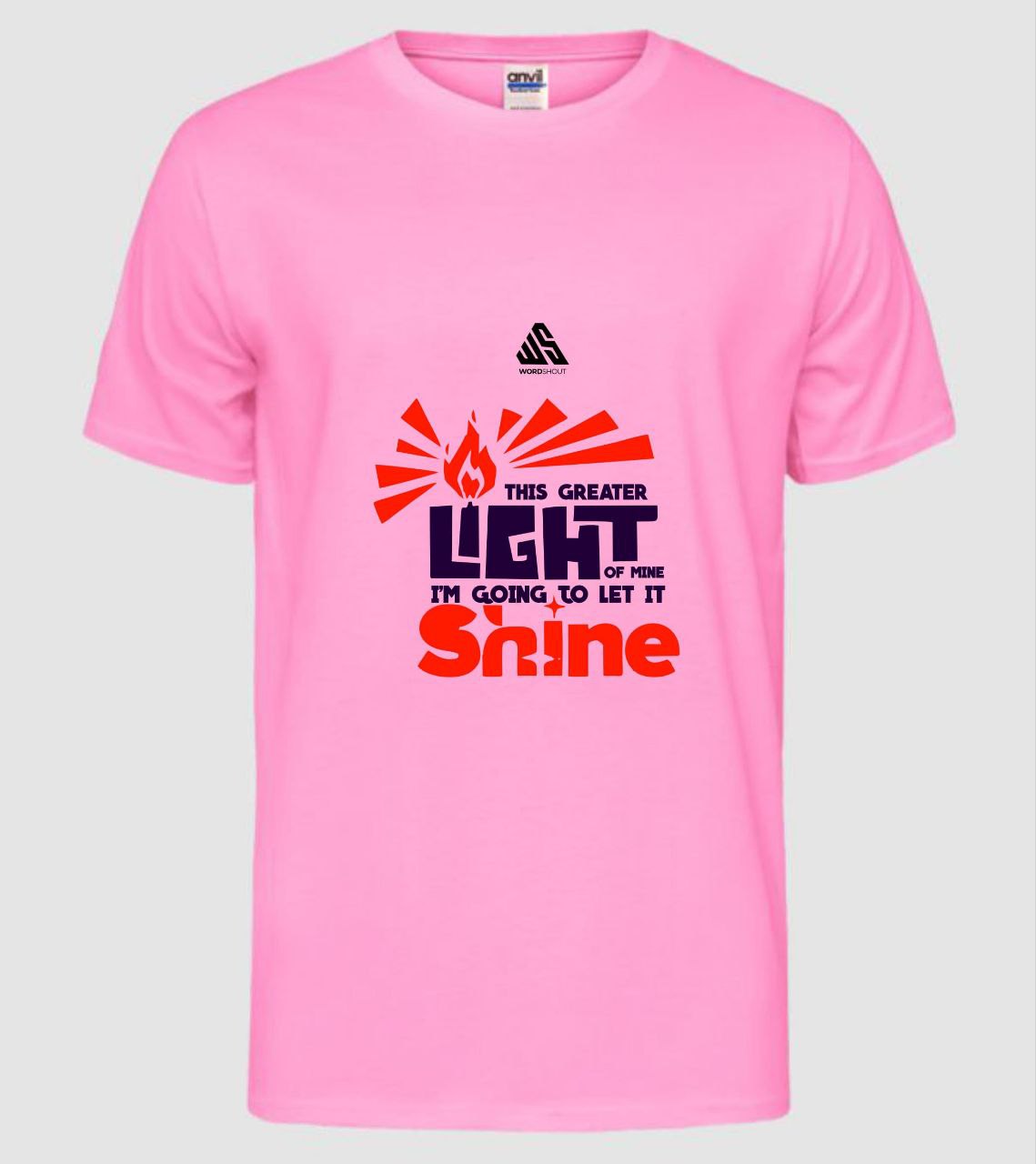 This greater light i'm going to let it shine T-Shirt | Faith & Inspiration by WordShout