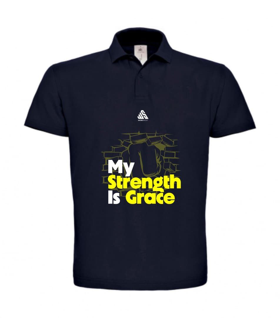 My strength is grace | Polo | Faith & Inspiration by WordShout